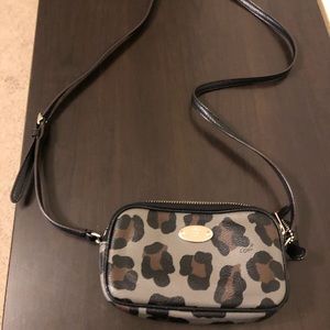Coach Leopard Crossbody F53421